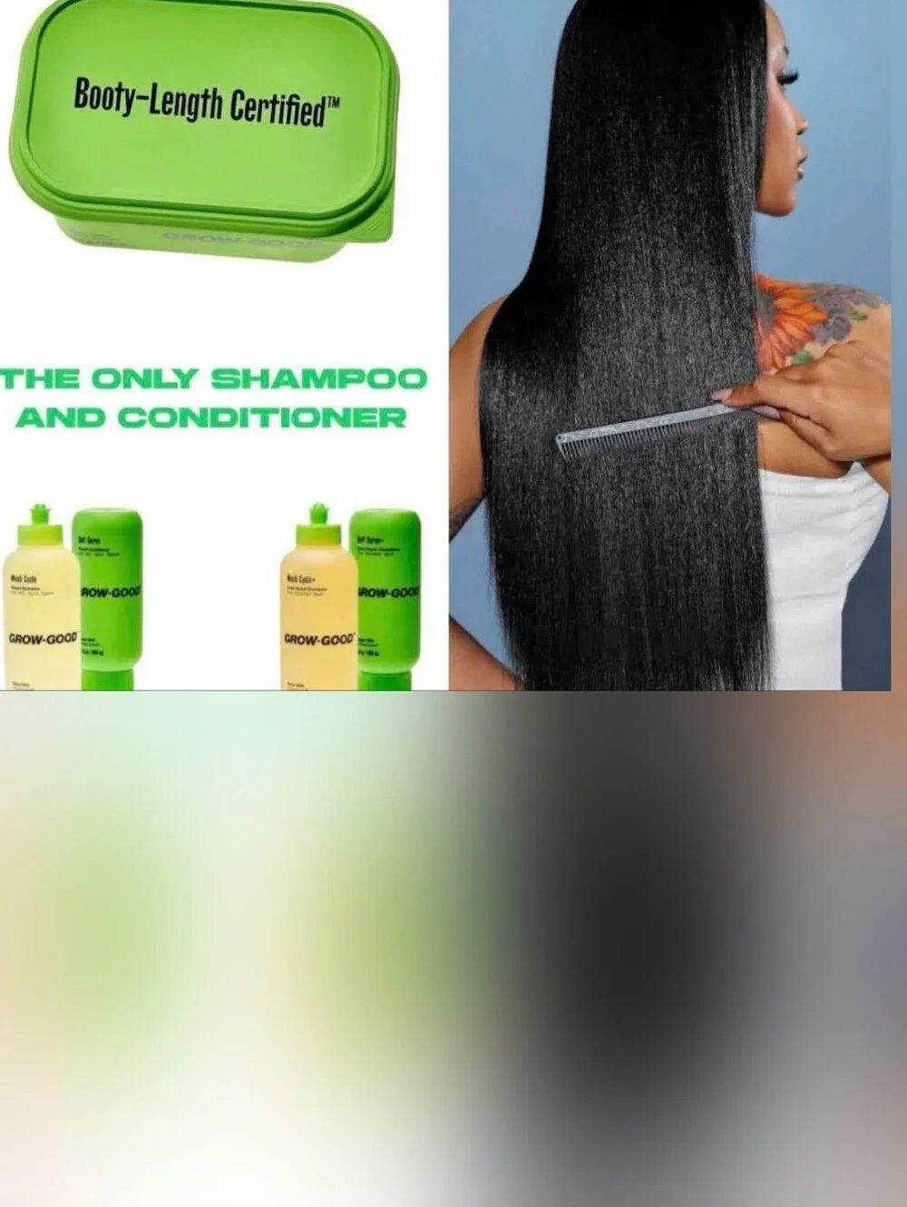 Cardi B Grow-Good Complete Hair Care Set 4 Pc Shampoo Conditioner Mask Serum NEW